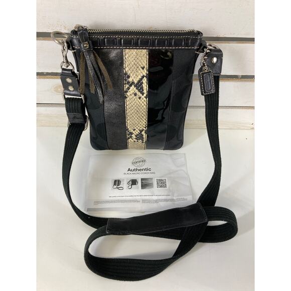 COACH 10266 SIGNATURE CANVAS MULTI PRINT SMALL CROSSBODY BAG - Picture 1 of 16